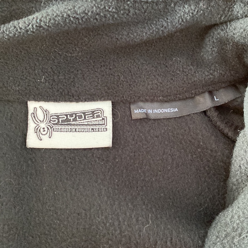 Youth Spider Fleece Large- Black - Picture 2 of 4